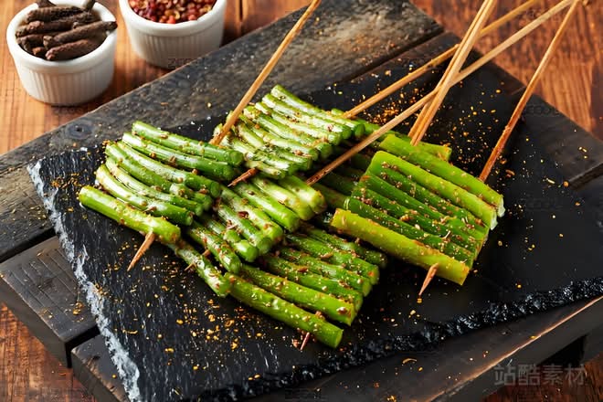 四季豆串 String Bean Skewer